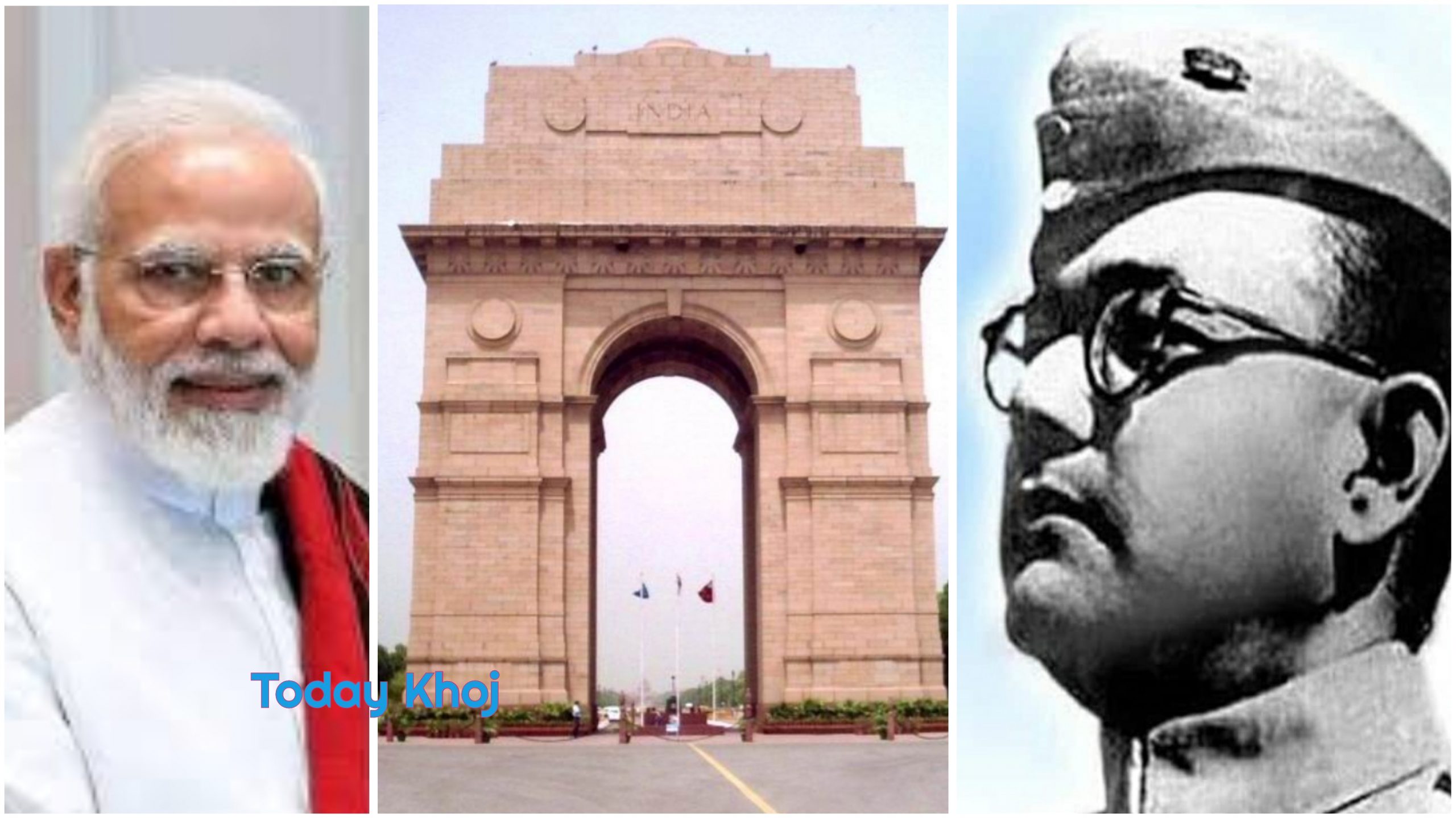 इन्डिया गेटमा सुभाष चन्द्र बोसको प्रतिमा स्थापना गर्ने मोदीको घोषणा