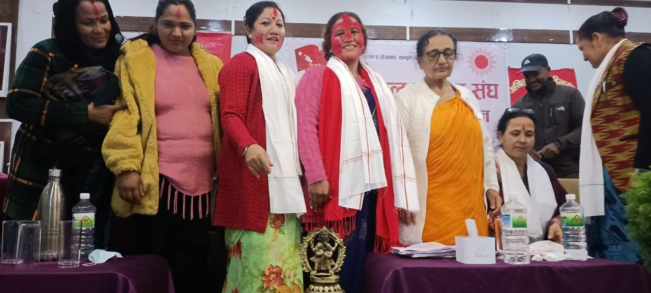 अनेमसंघ महोत्तरीको अध्यक्षमा सरस्वती चौधरी सर्वसम्मत