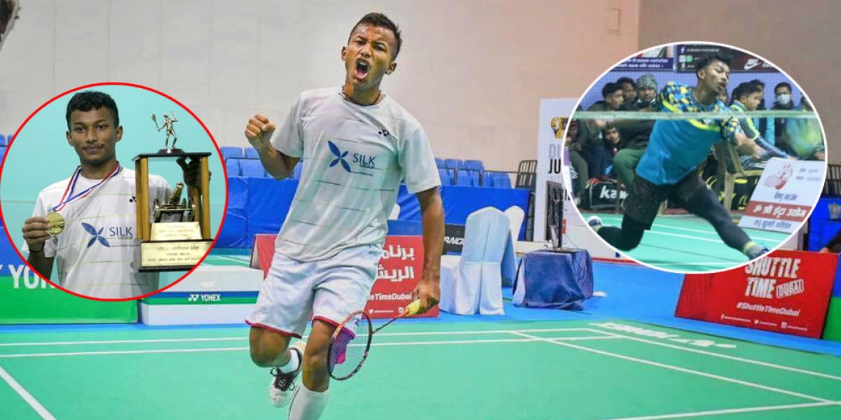 विश्वकै उत्कृष्ट ब्याडमिन्टन खेलाडी बने नेपालका ‘प्रिन्स’