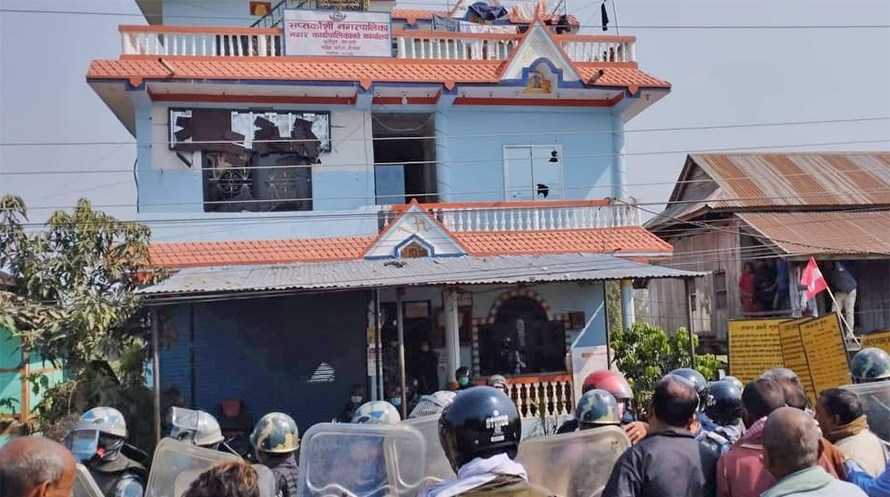 सप्तरीको सप्तकोशी नगरपालिकामा झडप, २ जना घाइते