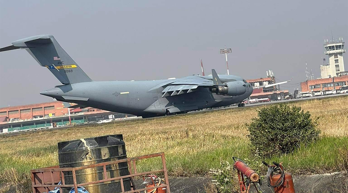 अमेरिकी सेनाको जहाज किन आयो काठमाडौं ?