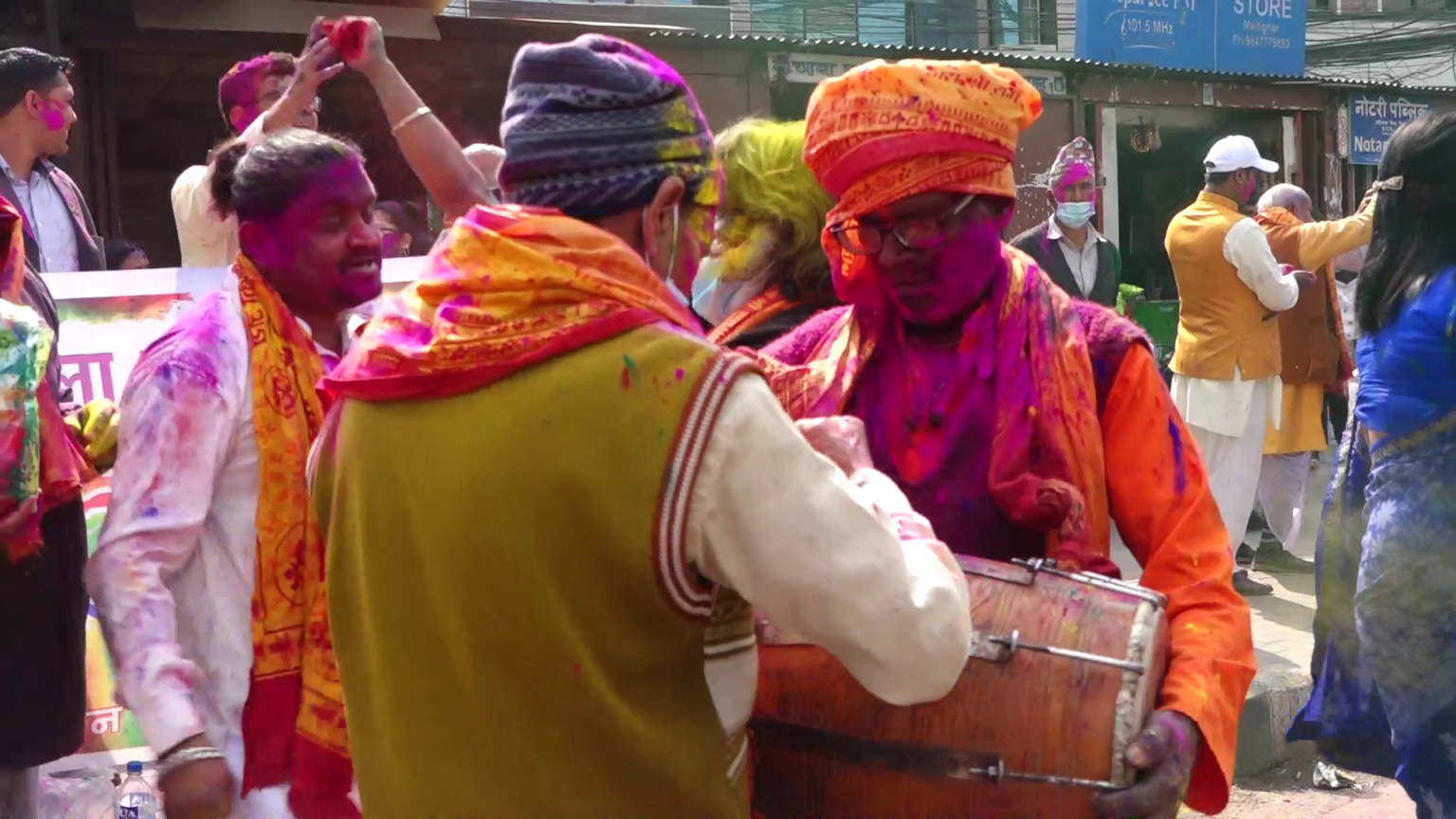 मिथिला संस्कृति समाजले काठमाडौंमा मनाए होली उत्सव