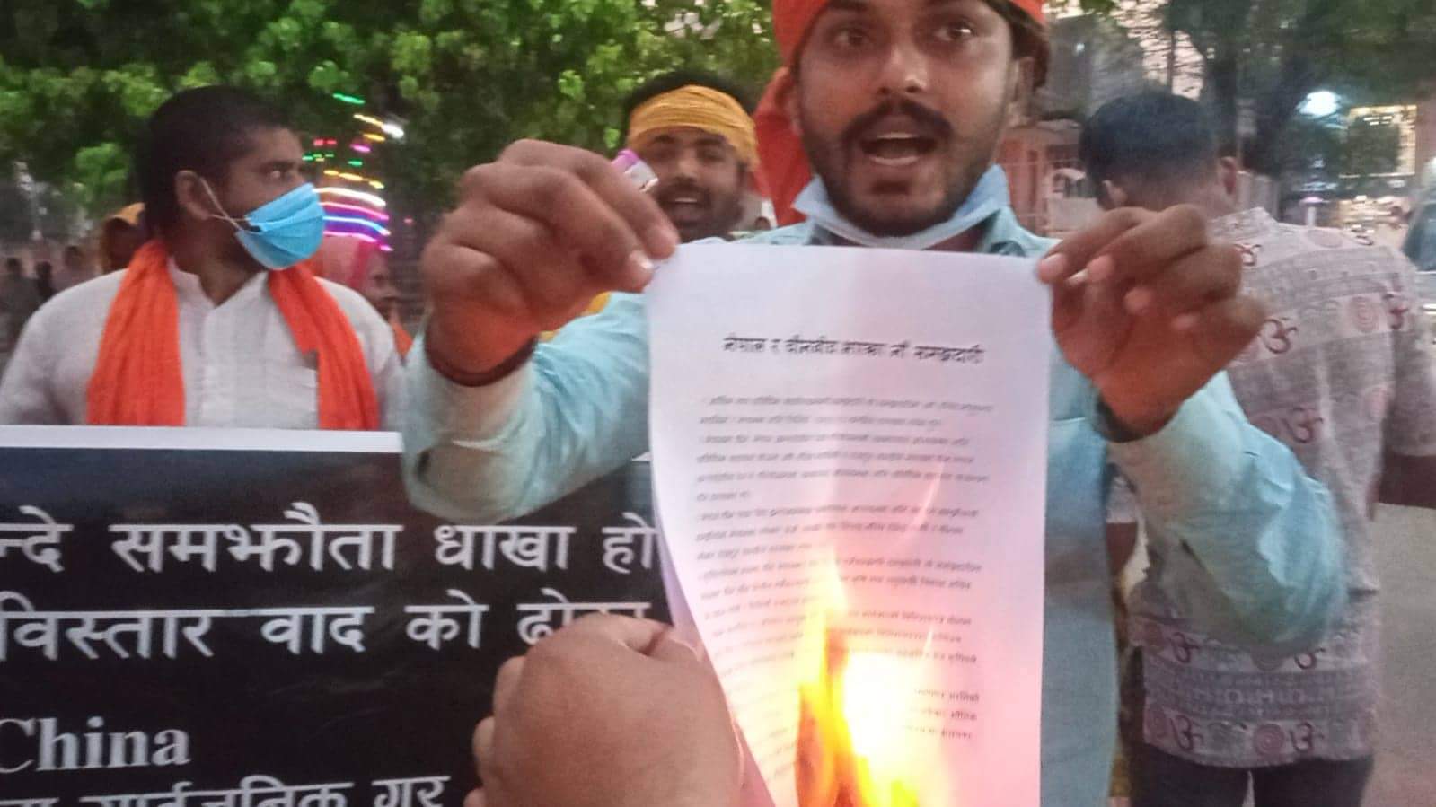 मधेसमा जलाइयो चीनसंग भएको ९ बुँदे सम्झौता