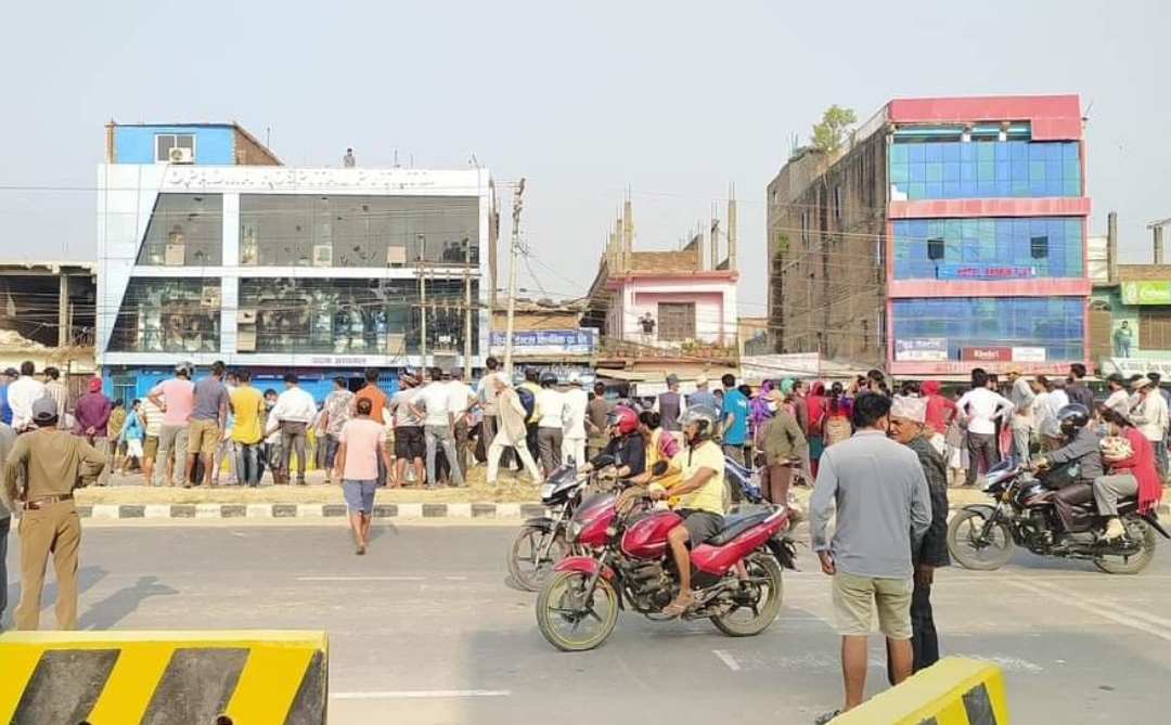 Breaking : बिरामीको मृत्युपछि अस्पतालमा तोडफोड