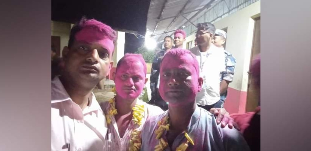 धनुषाको सहिदनगरमा १, २ र ४ मा कांग्रेसको वडाध्यक्ष विजयी