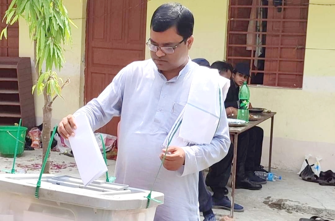 मधेसका अर्थमन्त्रीले मतदान गरेको विष्णुपुरको अध्यक्षमा जसपाका यादव विजयी
