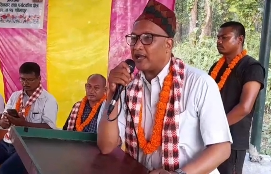 लहानको हात्तीदहमा ‘सेल्फी ब्रिज’ निर्माण गरिदिने मेयर महेश चौधरीको घोषणा