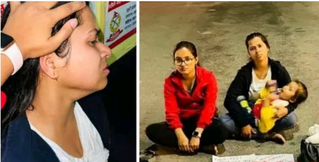 जनकपुरकी कुमारी आमा निहारिका: न्याय माग्दै बच्चासहित अनसन बस्दा प्रहरीले उठायो