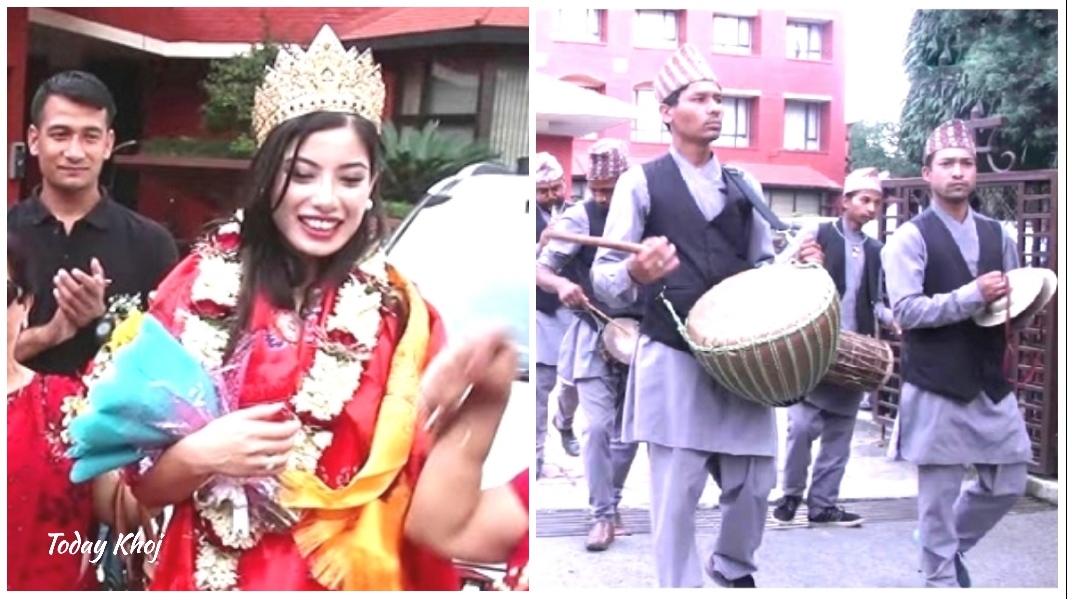 पञ्चेबाजा सहित मिस नेपाल बनेकी प्रियंका रानीले गरिन् गृहप्रवेश