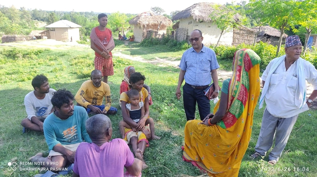 लहानको दुर्गम मुसहर वस्तीमा ‘एकीकृत नमूना मुसहर वस्ती’ बनाउने मेयर चौधरीको घोषणा