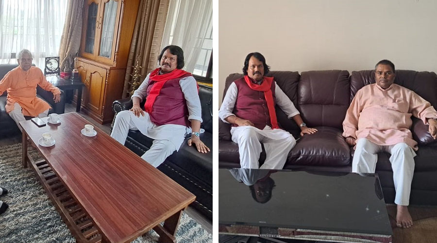 महन्थ ठाकुर र उपेन्द्र यादवसँग सिके राउतको भेट, उपेन्द्र यादव क्षेत्र परिवर्तन गर्ने !