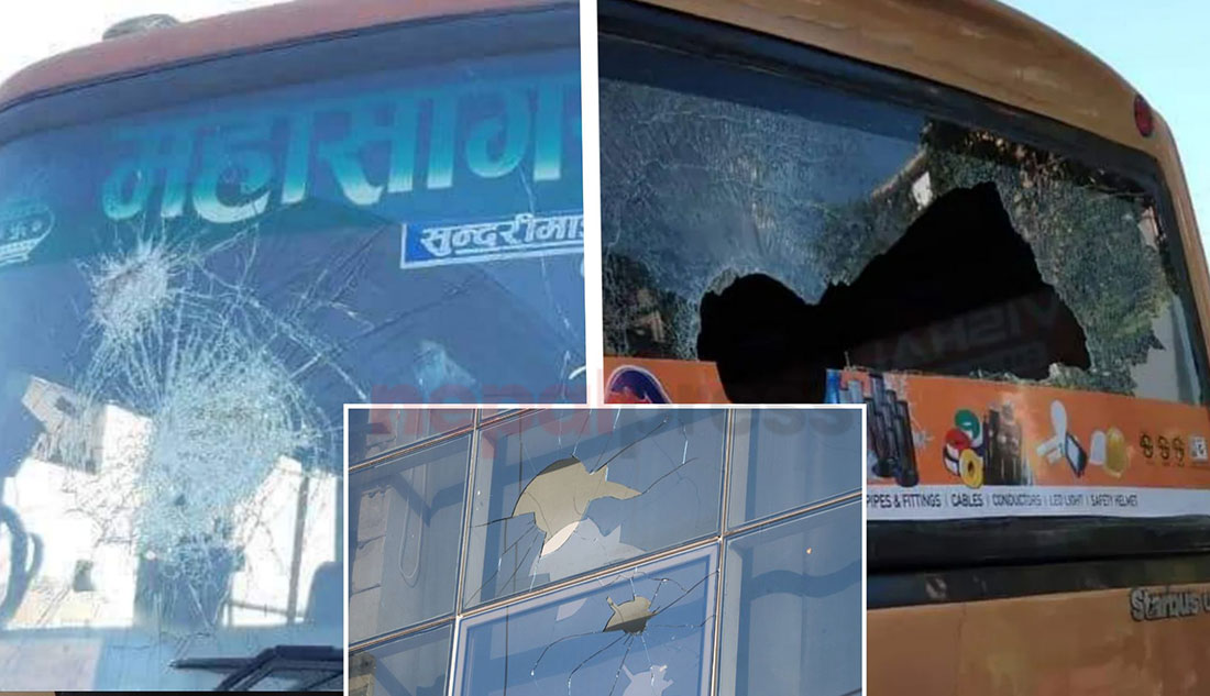 नेपाल बन्दको आशंकि प्रभावः गाडी तोडफोड गर्ने १६ जना पक्राउ