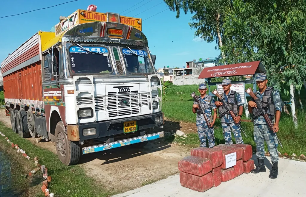 पर्साबाट १४४ किलो गाँजा बरामद