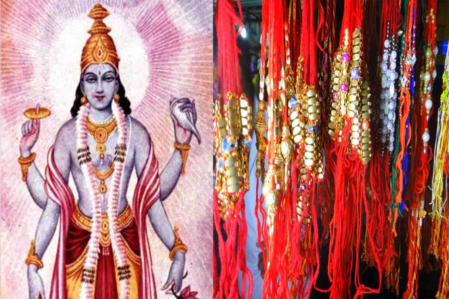 अनन्त चतुर्दशी : भगवान् विष्णुको पूजा गरिदै