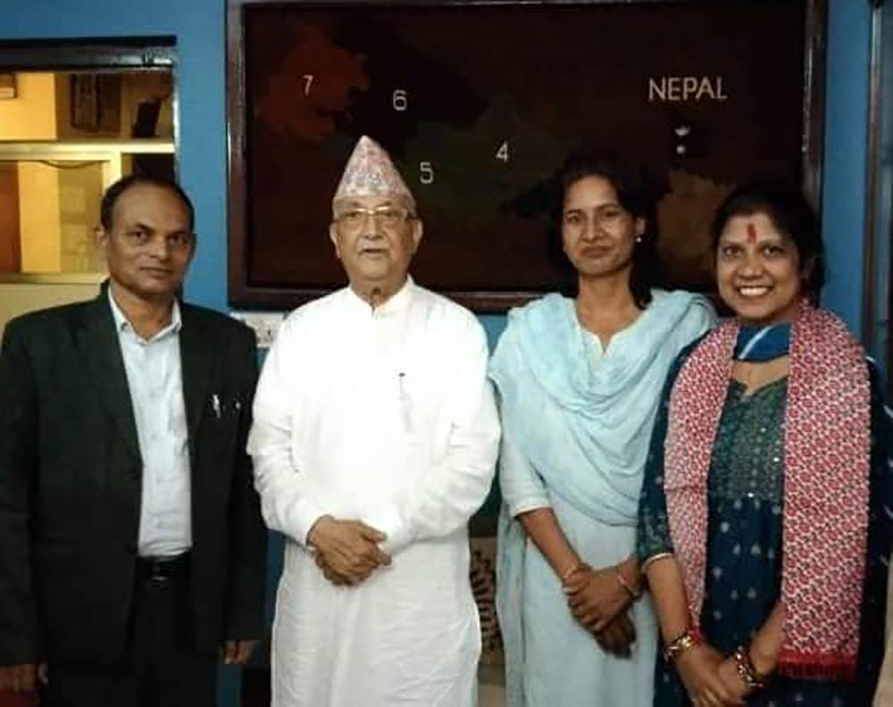 मधेसकी सांसद तथा जसपा केन्द्रीय सदस्य डा. रिना एमालेमा प्रवेश