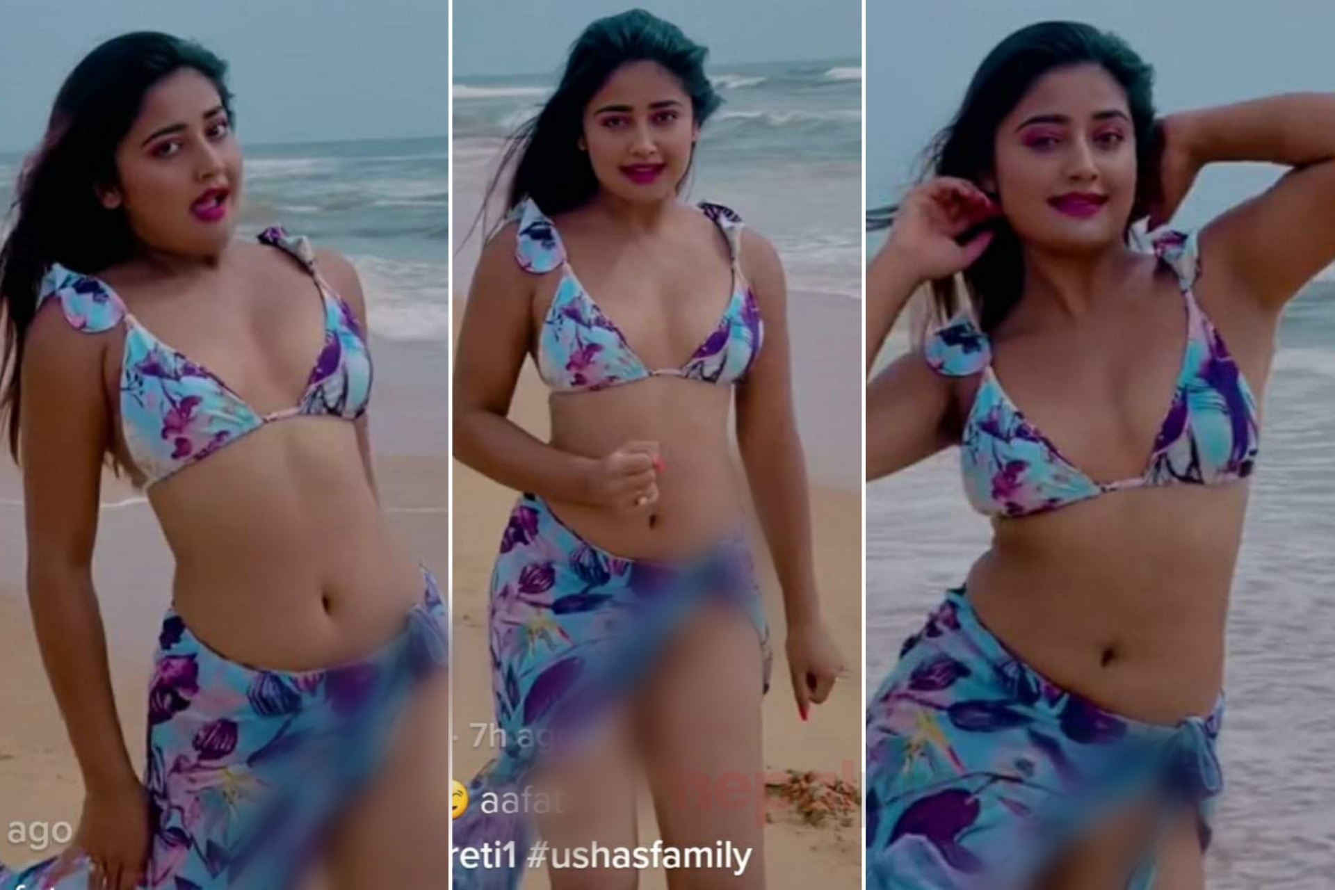 अर्चना पनेरूलाई मात दिने उषा उप्रेतिको टिकटक भिडियो