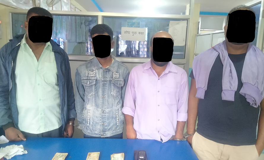 मधेस : जुवाको खालबाट १ लाख १८ हजारसहित ४ जना पक्राउ