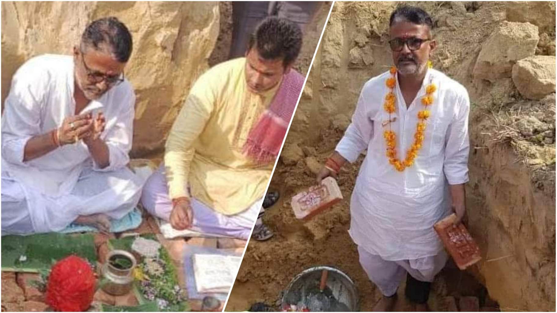 सिरहा १ (२) : नवनिर्वाचित प्रदेश साँसद गुप्ताद्वारा धर्मशालाको शिलान्यास