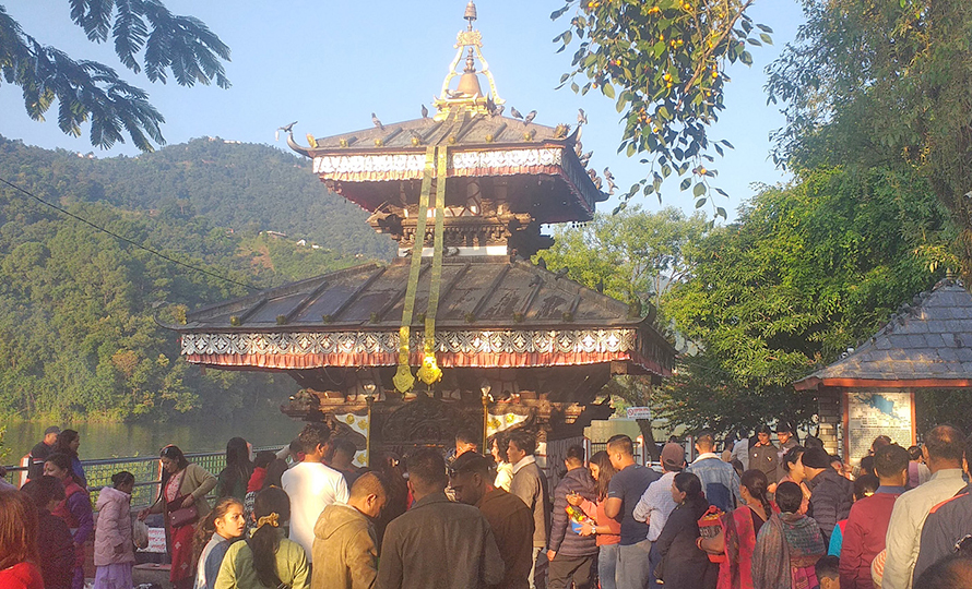 प्रसिद्ध बाराही मन्दिर पुनःनिर्माण गरिँदै