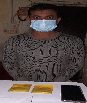 ठुलो परिमाणमा खैरो हिराईन सहित एक जना पक्राउ