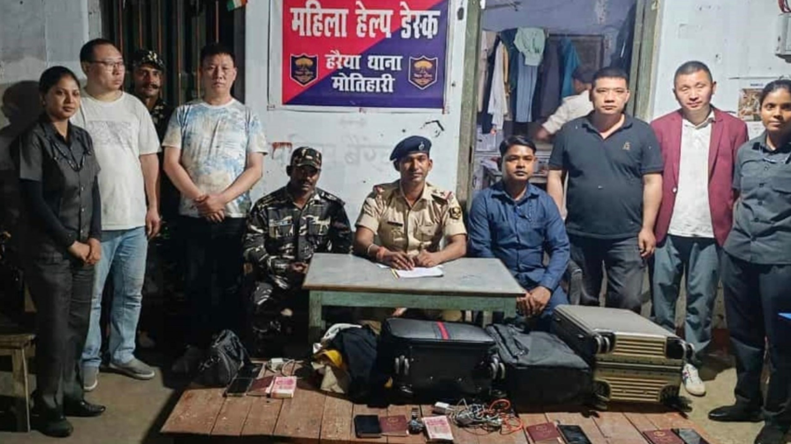 नेपालबाट छिरेका शंकास्पद् चार चिनियाँलाई भारतीय प्रहरीले समात्यो